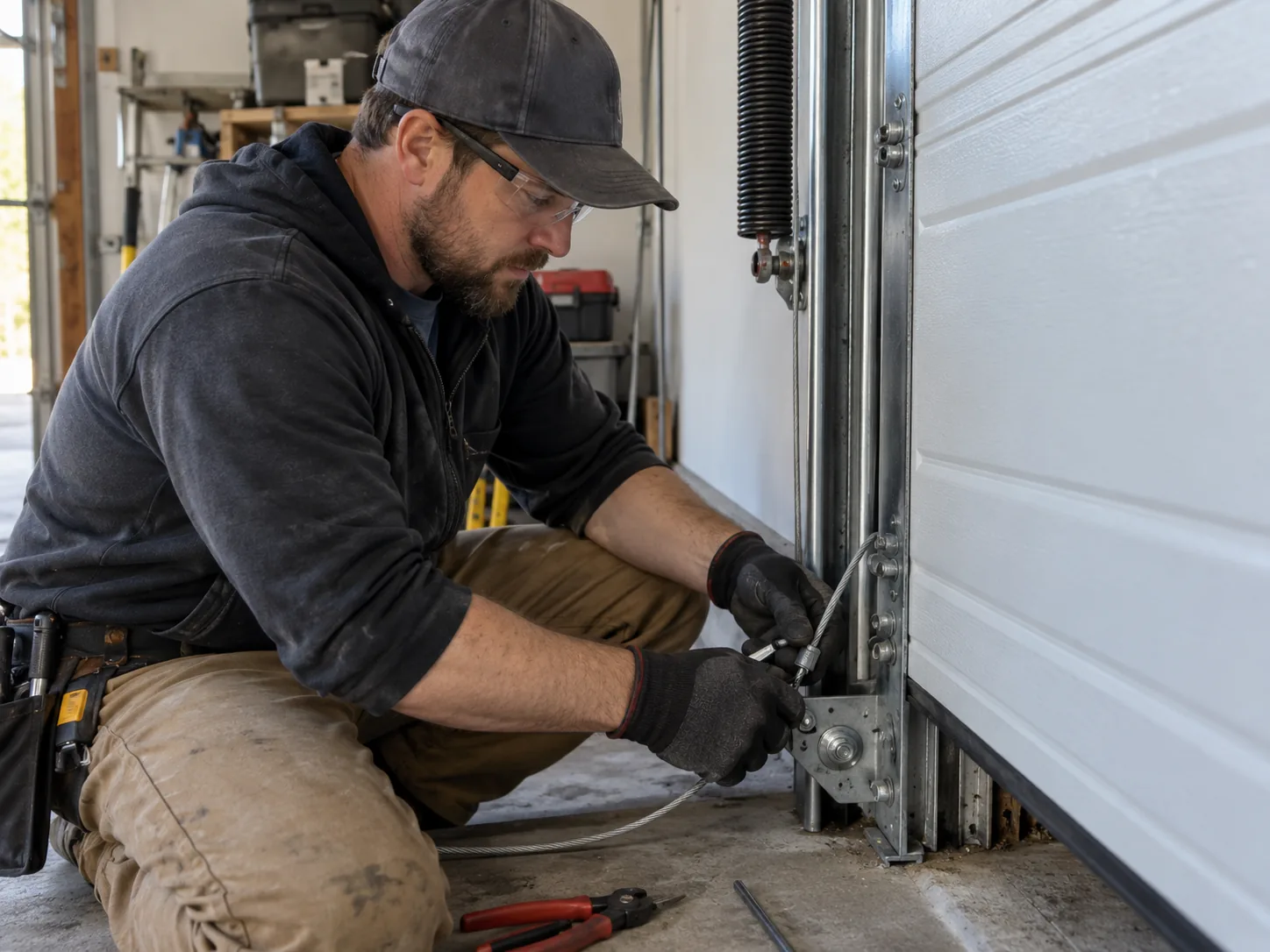 Garage Door Cable Repair for Melissa Homes in Allen