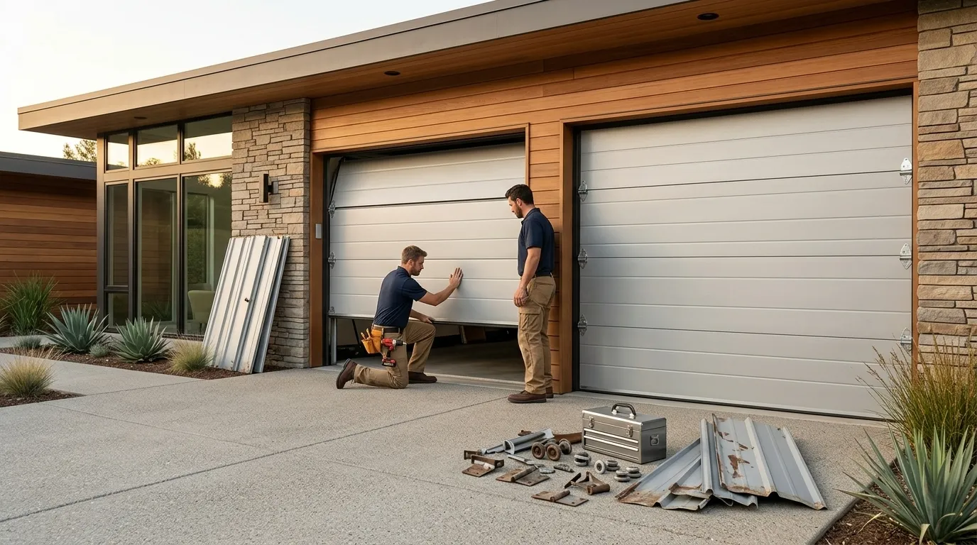 New Garage Door Installation for Princeton Homes in Allen