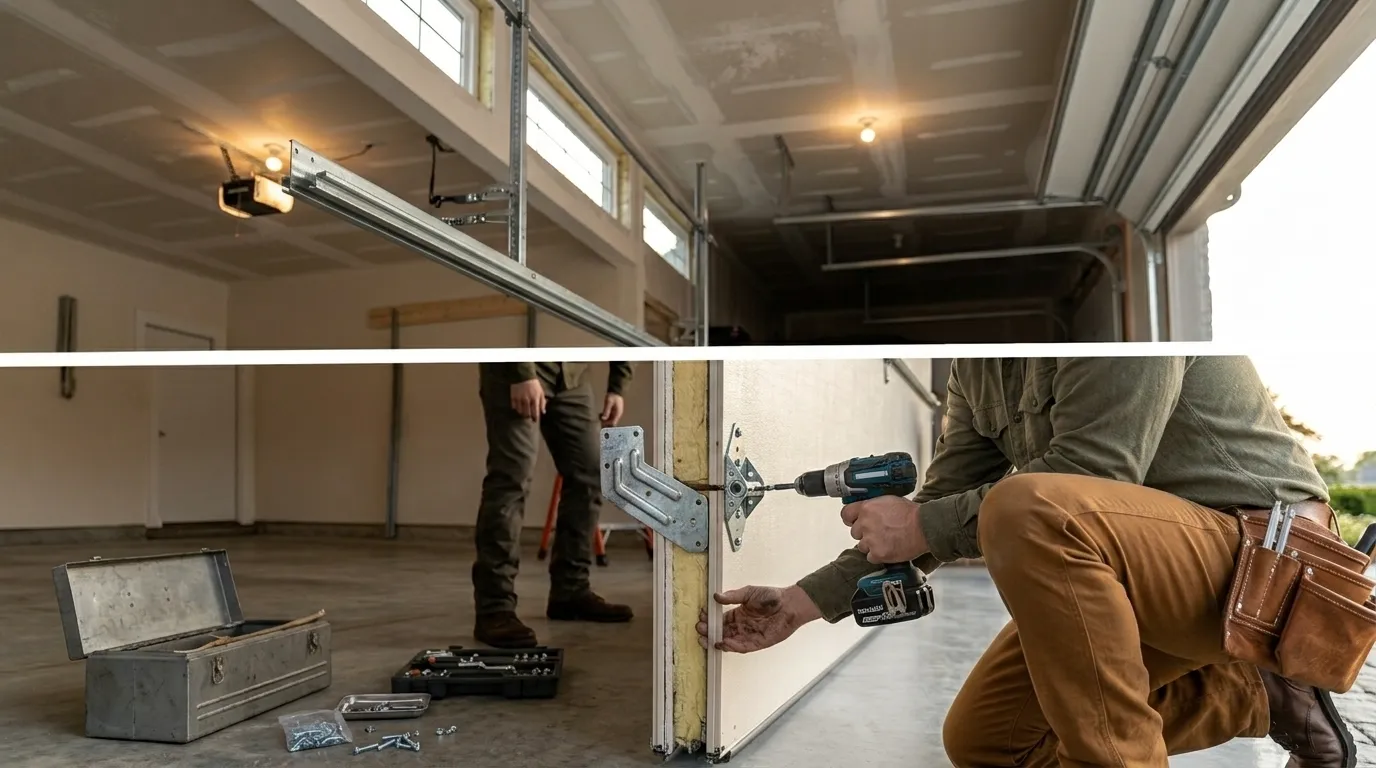 New Garage Door Installation for University Park's 1980s Housing Stock in Allen
