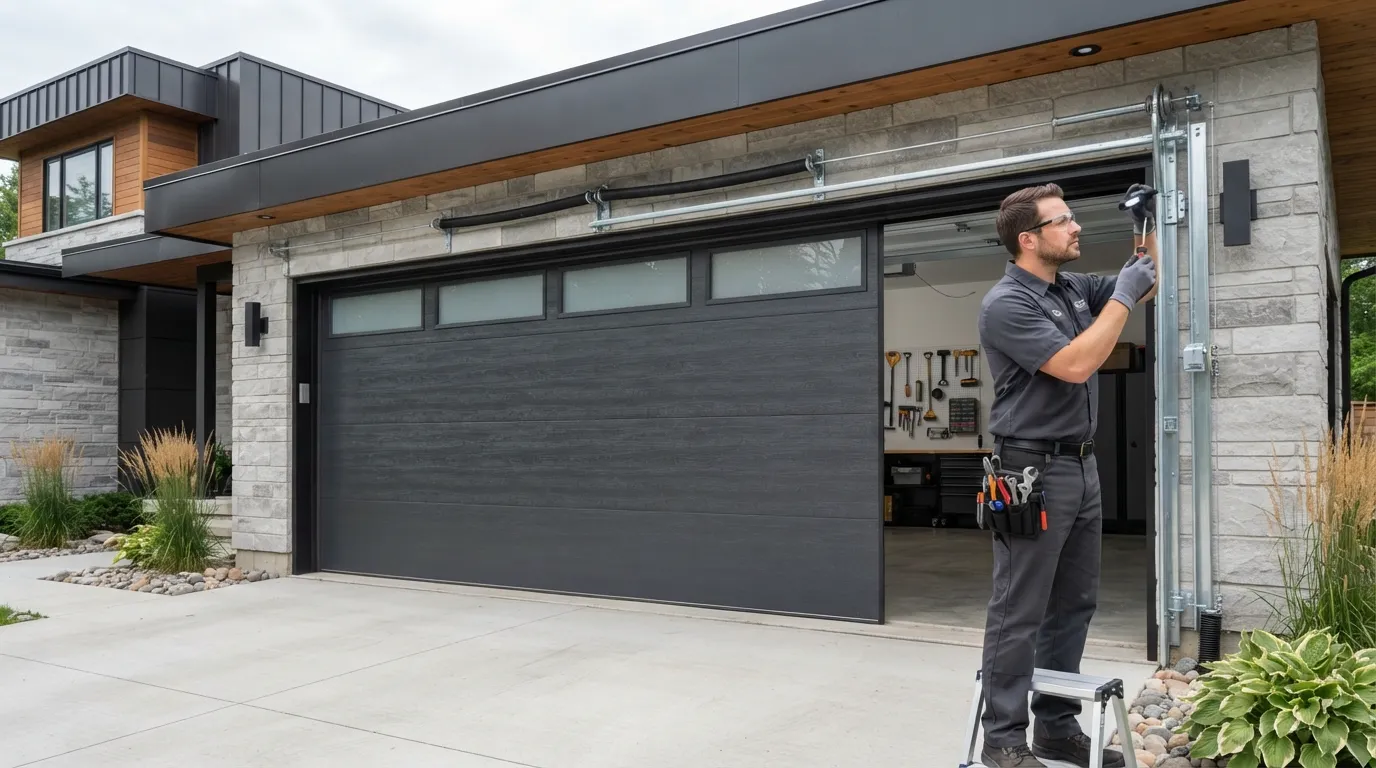 Off-Track Garage Door Repair for Melissa Homes in Allen