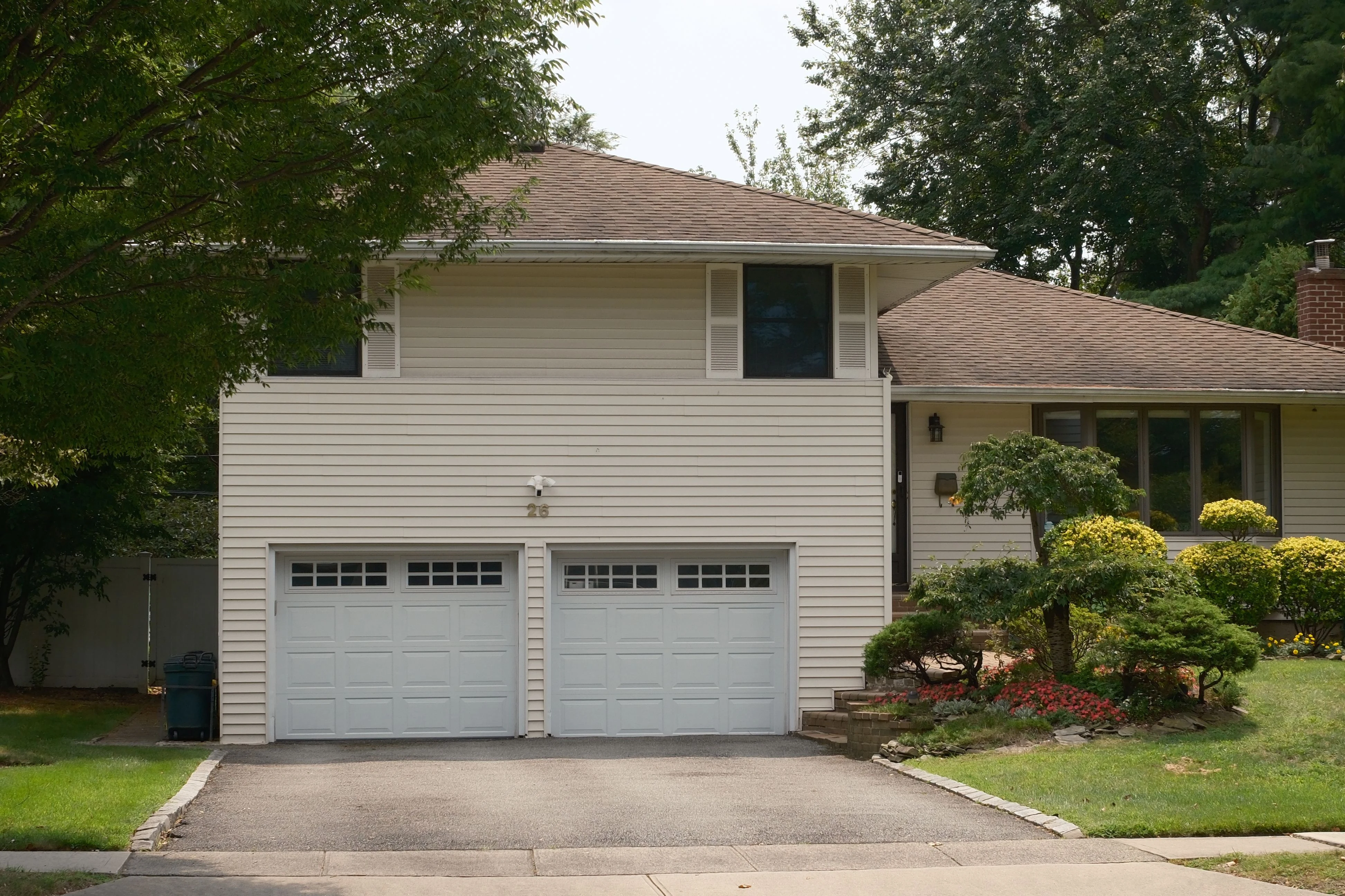 Mid-2000s Allen, Texas home with an attached two-car garage