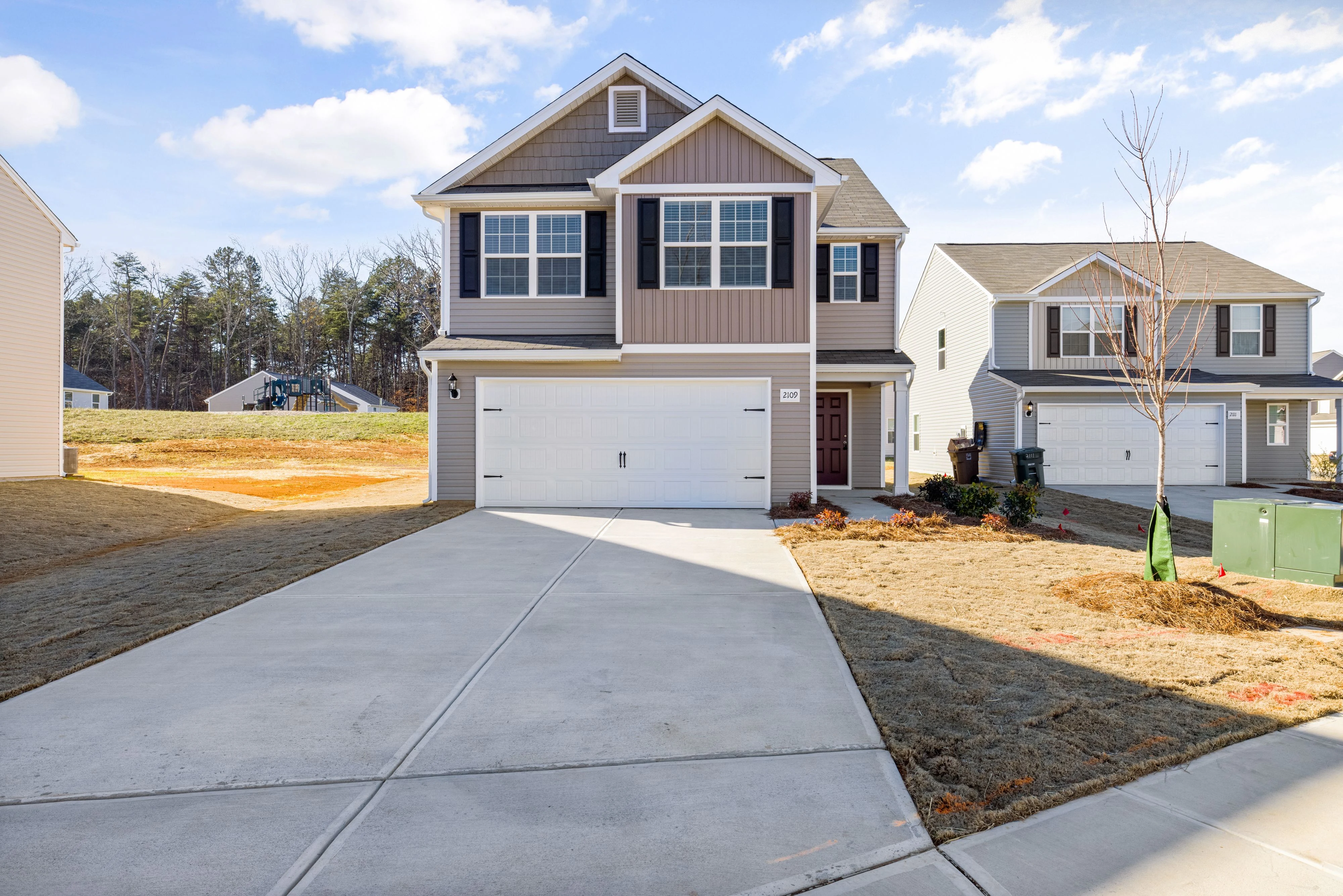 Residential garage door in Fairview