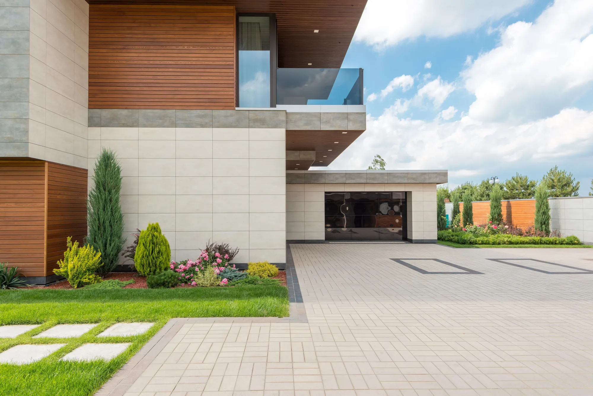 Residential garage door in Parker