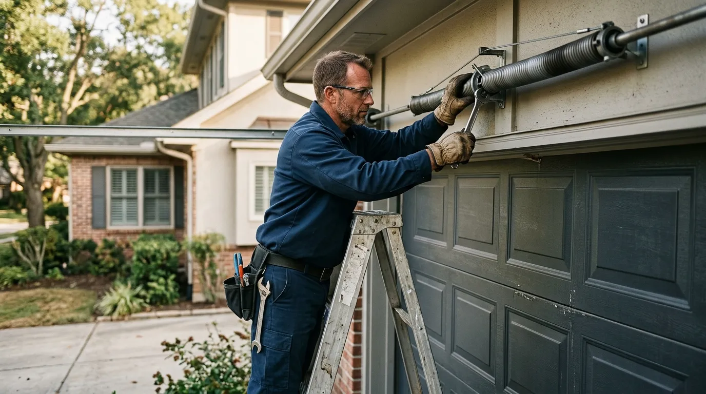 Spring Repair for Murphy's 2000s-Built Garage Doors in Allen